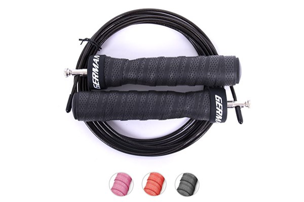 GS German Sports Springseil mit Anti-Rutsch-Griffen